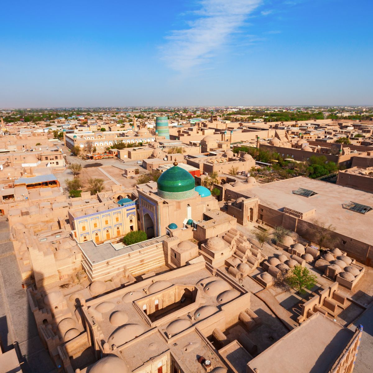 Samarcanda - Piazza Registan - Shah l Zinda - Osservatorio di Ulugbek - Bazar Si Yob - Bukhara - Ensemble Labi Hauz - Bakhautdin Naqshbandi - Khiva - Itchan Kala